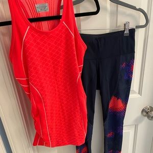 Workout set- leggings and tank top